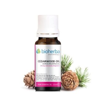 Етерично масло от атласки кедър х10 мл Bioherba