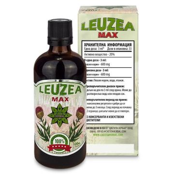 Левзея Макс Сироп За повече сила и енергия х100 мл Cvetita Herbal