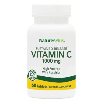 Витамин C х60 таблетки с удължено освобождаване Natures Plus