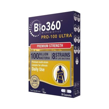 Pro-100 Ultra пробиотик х30 капсули Natures aid