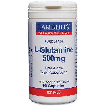 Л-глутамин 500 мг х90 капсули Lamberts