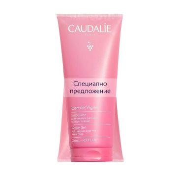 Caudalie  Rose de Vigne Комплект Душ гел за тяло с аромат на рози, ревен и мускус 2х200 мл