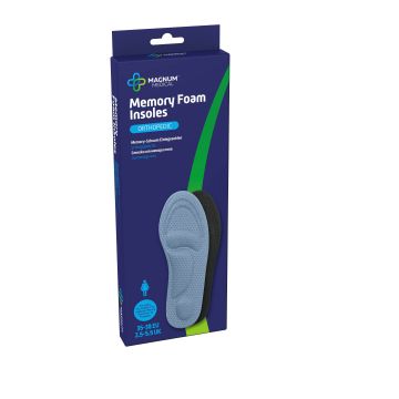 Magnum Medical Orthopedic ортопедични стелки от мемори пяна x1 чифт, размер 35-38