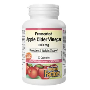 Ябълков оцет 500мг х90 капсули Natural Factors