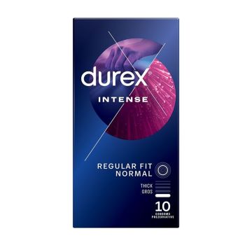 Durex Intense Orgasmic Condoms Стимулиращи презервативи х10 броя