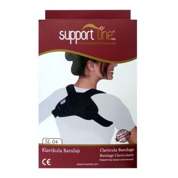 Ersamed Support Line Поддържащ бандаж за гръб и рамене, размер S х1 брой