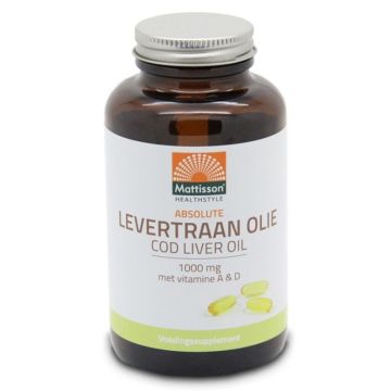 Масло от черен дроб от треска х120 капсули Mattisson Healthstyle