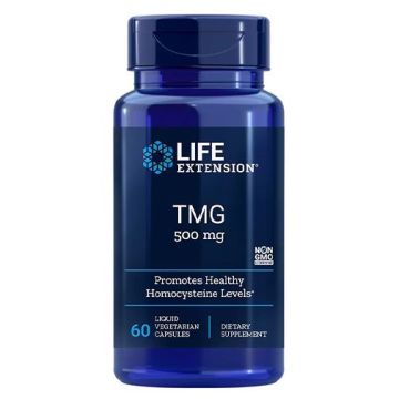 TMG Триметилглицин 500 mg х60 капсули Life Extension