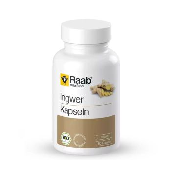 Био джинджифил за добро храносмилане x80 капсули Raab Vitalfood