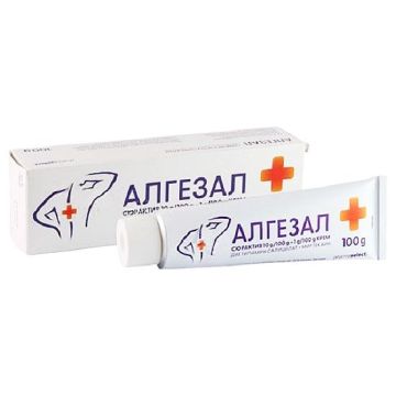 Алгезал Сурактив  10 g/100 g + 1 g/100 g крем  х100 грама