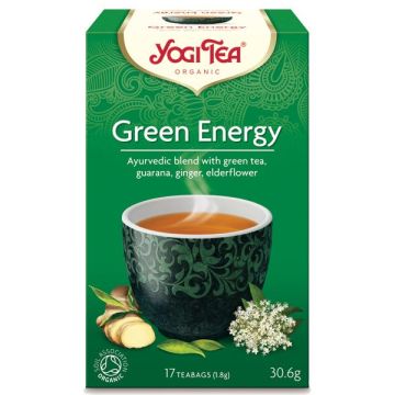Yogi Tea Green Energy Био Аюрведичен чай Зелена енергия x17 пакетчета