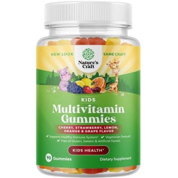 Мултивитамини за деца х90 желирани таблетки Nature‘s Craft