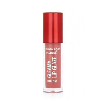 Golden Rose Mood Gleamy Lip Glaze Гланц за устни с интензивен блясък х4,7 грама, 202 Peachy Nude