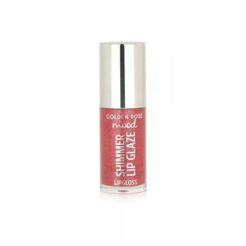 Golden Rose Mood Shimmer Lip Glaze Гланц за устни с блестящи частици х6 мл, 252 Peach Fizz
