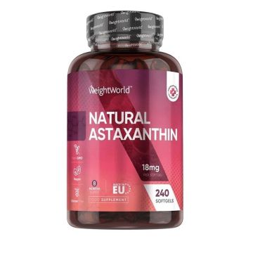 Астаксантин (от микроводорасли) 18 mg х240 капсули Weight World