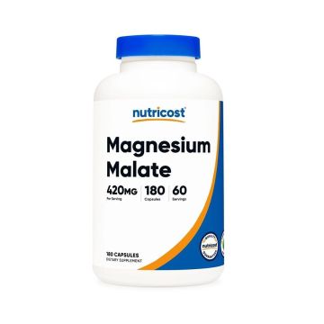 Магнезий малат х180 капсули Nutricost