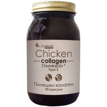 Пилешки колаген Chondractiv Тип 2 500 mg 90 капсули Lifestore