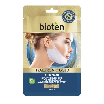 Bioten Hyaluronic Gold Лифтинг маска за брадичка x1 брой