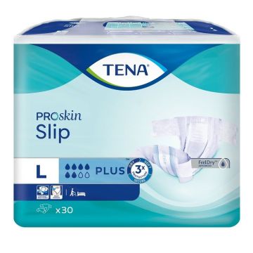 Tena Proskin Slip Plus Пелени за възрастни при инконтиненция, размер L х30 броя