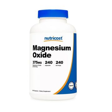 Магнезий оксид 375 mg x240 капсули Nutricost