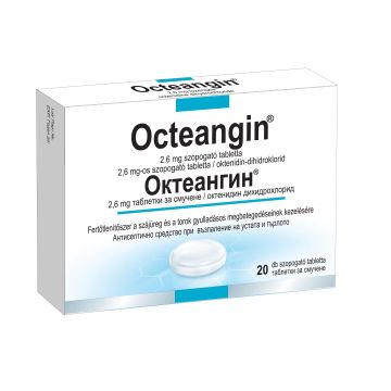 Октеангин при възпаление на устата и гърлото 2,6 mg х20 таблетки за смучене Klosterfrau