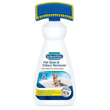 Dr. Beckmann Pet Stain & Odour Препарат за премахване на петна от килими и дамаски x650 мл