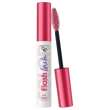 Golden Rose Flash Lash Цветна спирала за мигли х9 мл цвят, 05 Pink Blaze