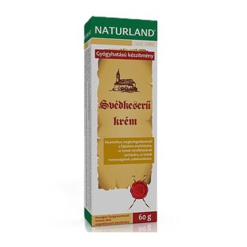 Масажен крем с шведска горчивка, камфор и ментол х60 г Naturland