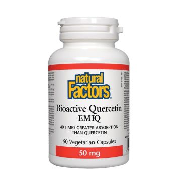 Bioactive Quercetin EMIQ Ензимно модифициран изокверцетин x60 капсули Natural Factors