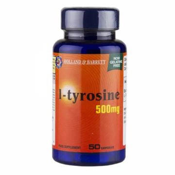 Л-тирозин 500mg х50 капсули Holland & Barrett