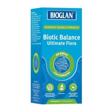 Biotic Balance Ultimate Flora за балансиран чревен микробиом х30 капсули Bioglan