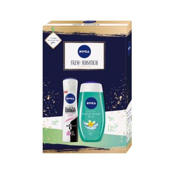 Nivea Fresh Flower Care Промо комплект за жени Душ гел за тяло и Дезодорант против потене