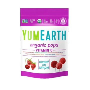 Близалки с витамин С от плодов сок Био х14 броя Yum Earth