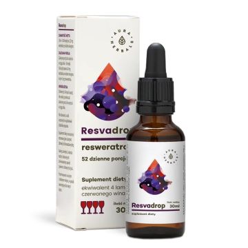 Ресвератрол за кръвоносните съдове и сърцето х30 ml Aura Herbals