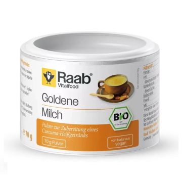 Био златно мляко с куркума на прах x70 грама Raab Vitalfood