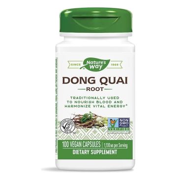 Dong Quai Root Китайска Ангелика при менопауза 565 мг х100 капсули Nature's Way