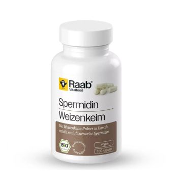 Био пшеничен зародиш – спермидин x100 капсули Raab Vitalfood