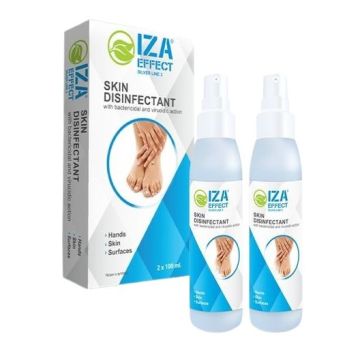 IZA Effect Спрей биоцид с бактерицидно и вирусоцидно действие 2х100 мл