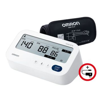 Omron M3 Comfort AFib 2025 Комплект автоматичeн апарат за кръвно налягане над лакът +Адаптер