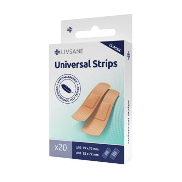 Livsane Universal Classic Пластири в 2 размера х20 броя