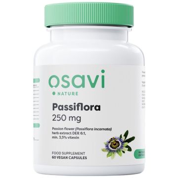 Пасифлора при нервно напрежение и тревожност 250mg х60 капсули Osavi