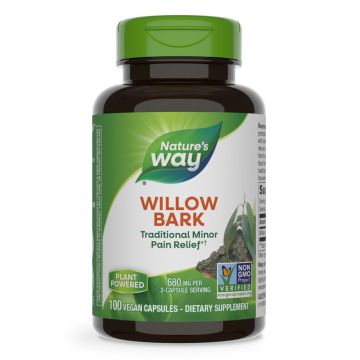 Willow Бяла върба (кора) 400 мг х100 капсули Nature’s Way