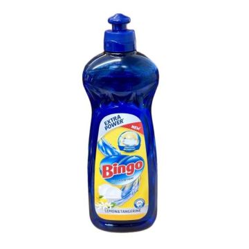 Bingo Lemon & Tangerine Препарат за съдове с аромат на лимон и мандарина x400 мл