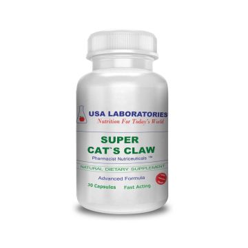 Супер Котешки нокът 500мг х 30 капсули USA Laboratories