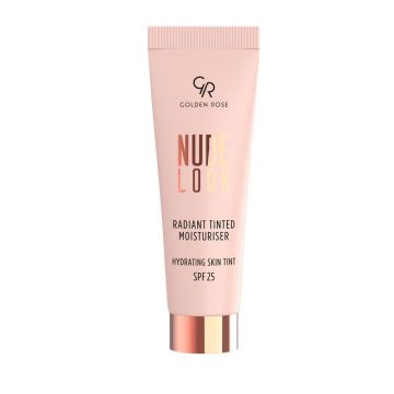 Golden Rose Nude Look Тониращ овлажняващ крем за лице SPF25 x32 мл, 02 Medium Tint