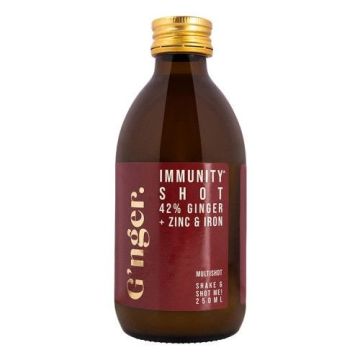 G’nger Immunity Джинджифилов шот с цинк и желязо х250 мл