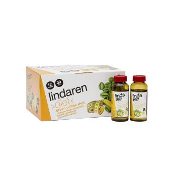 Diet Green Coffee Shot Зелено кафе за отслабване и детоксикация x12 ампули Linda Ren