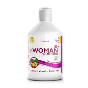 Women 50+ мултивитамини за жени + колаген х500 мл Swedish Nutra
