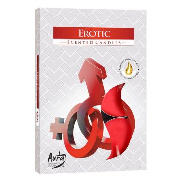 Bispol Ароматни чаени свещи Erotic x6 броя