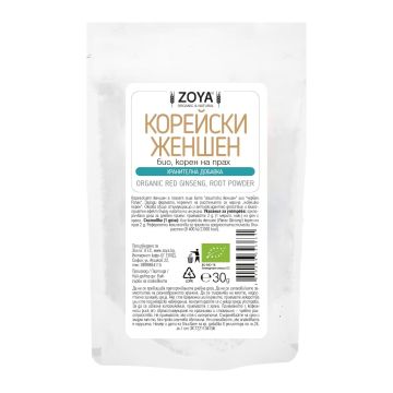 Корейски женшен, био х30 г Zoya
